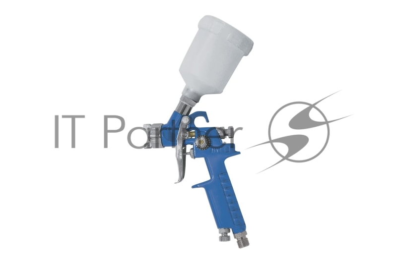 Краскопульт пневматический HVLP Fit для точных работ, c верхним пластиковым бачком 150 мл, 0.8 мм