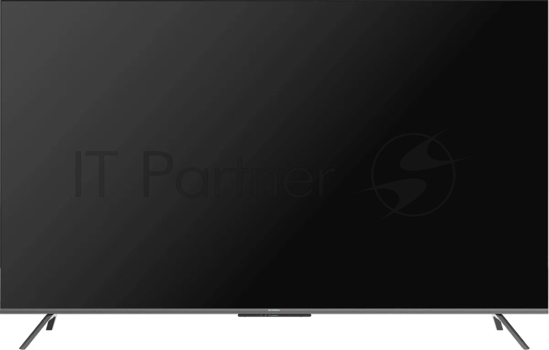 Телевизор QLED Skyworth 65 65Q66H Google TV Frameless черный/серебристый 4K Ultra HD 60Hz DVB-T DVB-T2 DVB-C DVB-S DVB-S2 USB WiFi Smart TV