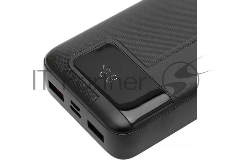 Портативный аккумулятор Gembird GPB-20Q, 20000мАч, QC/PD, дисплей, черный