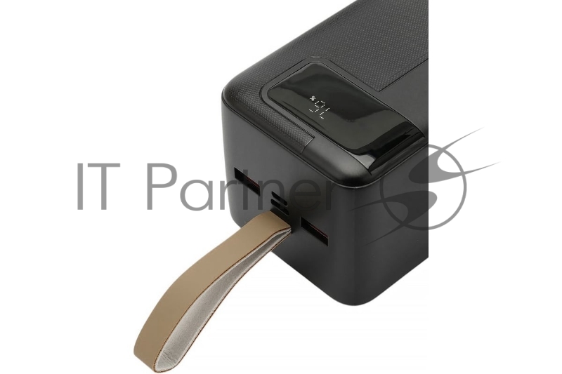 Портативный аккумулятор Gembird GPB-50Q, 50000мАч, QC/PD, дисплей, черный