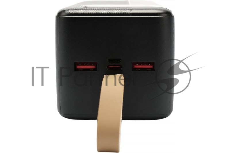 Портативный аккумулятор Gembird GPB-50Q, 50000мАч, QC/PD, дисплей, черный