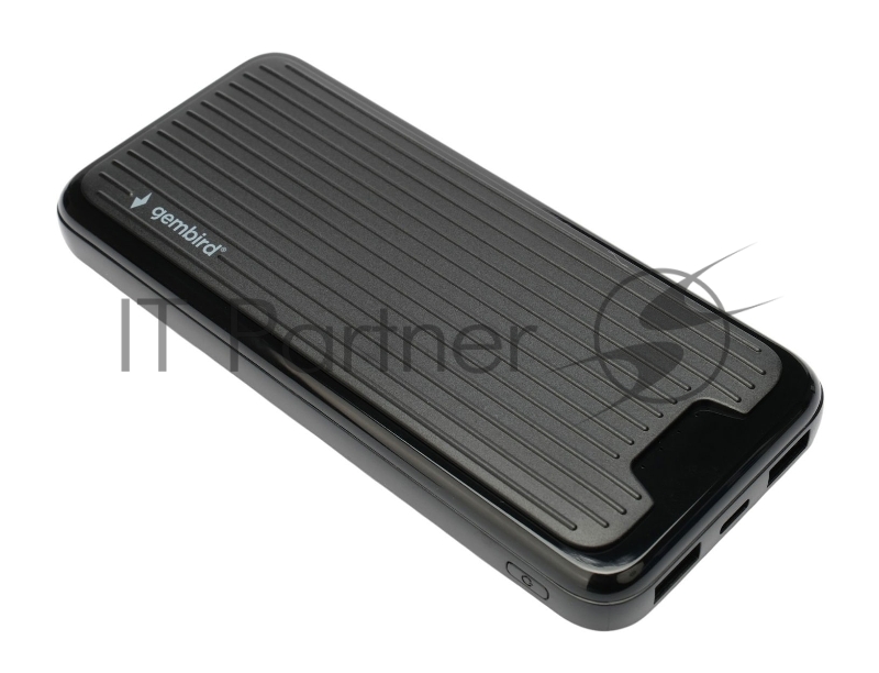 Портативный аккумулятор Gembird GPB-10, 10000мАч, 2A, черный