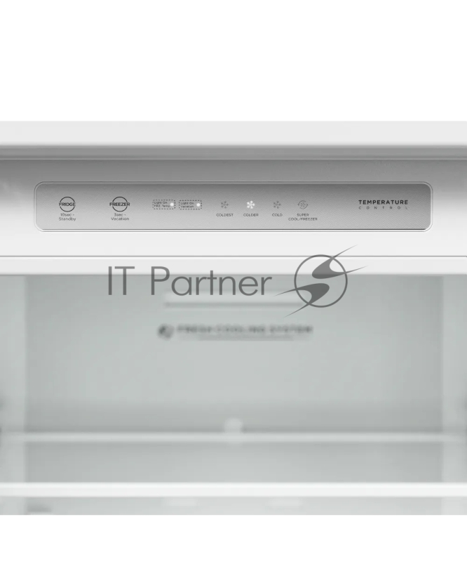 Встраиваемый холодильник Kuppersberg RBN 1761, High-Tech, ВхШхГ 178.5х54х55 см, объем 274 л, инверторный компрессор, электронное управление, скользящее крепление фасада, No Frost, LED освещение, супер заморозка, энергоэффективность А++