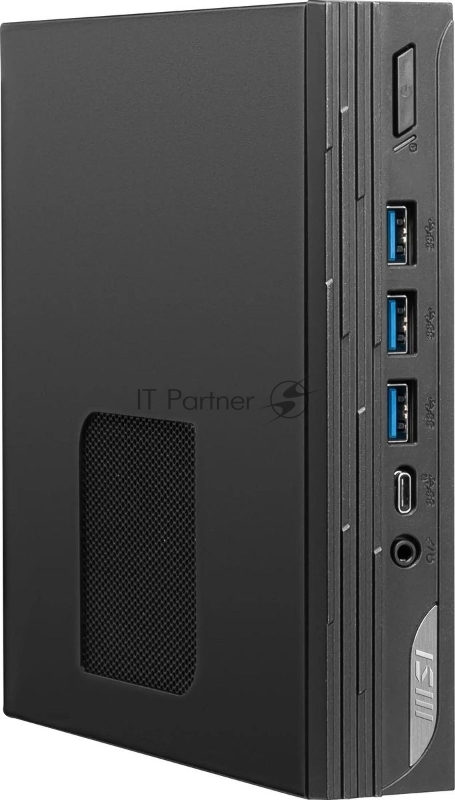 Неттоп MSI Pro DP10 13M-283RU i5 1340P (1.9) 16Gb SSD512Gb Iris Xe Windows 11 Pro 2.5xGbitEth WiFi BT 120W черный (9S6-B0A611-283)