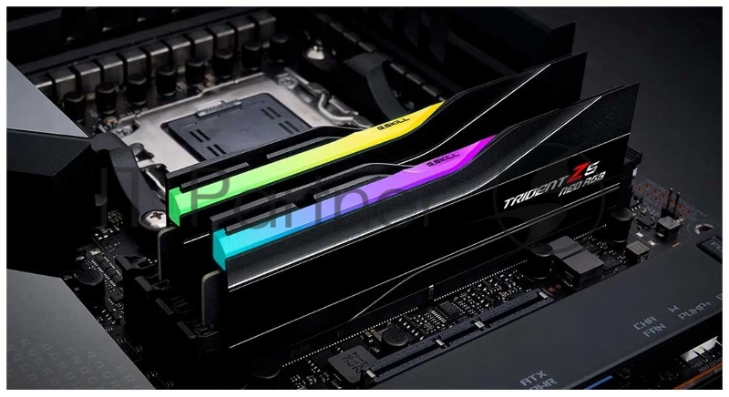 Модуль памяти G.SKILL TRIDENT Z5 NEO RGB 64GB 6000МГц DDR5 CL28 DIMM (Kit of 2x32GB) 1.4V EXPO, Black