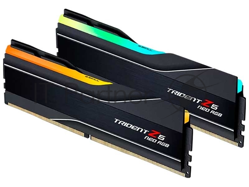 Модуль памяти G.SKILL TRIDENT Z5 NEO RGB 64GB 6000МГц DDR5 CL28 DIMM (Kit of 2x32GB) 1.4V EXPO, Black