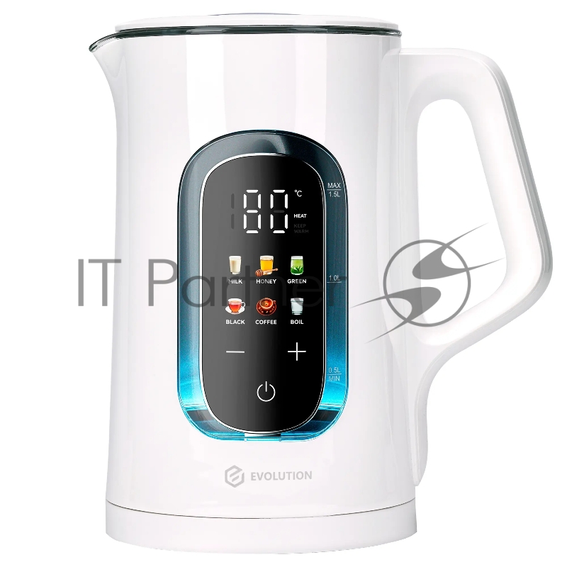 Чайник электрический EVOLUTION KG15153 LCD