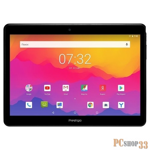 Планшетный компьютер Prestigio Wize 3096 3G, PMT3096_3G_C_CIS, Dual SIM, 3G, 9.6'' (1280*800) IPS display, Android 8.1 Oreo (Go edition), up to 1.3GHz quad core, 1GB RAM, 8GB Flash, 0.3MP Front + 2.0MP metal/Black