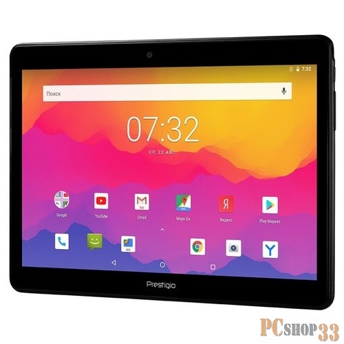 Планшетный компьютер Prestigio Wize 3096 3G, PMT3096_3G_C_CIS, Dual SIM, 3G, 9.6'' (1280*800) IPS display, Android 8.1 Oreo (Go edition), up to 1.3GHz quad core, 1GB RAM, 8GB Flash, 0.3MP Front + 2.0MP metal/Black