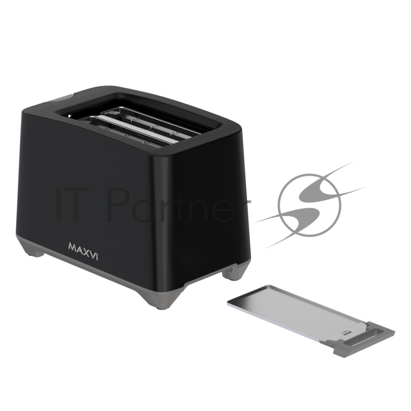 Тостер MAXVI KT725P черный