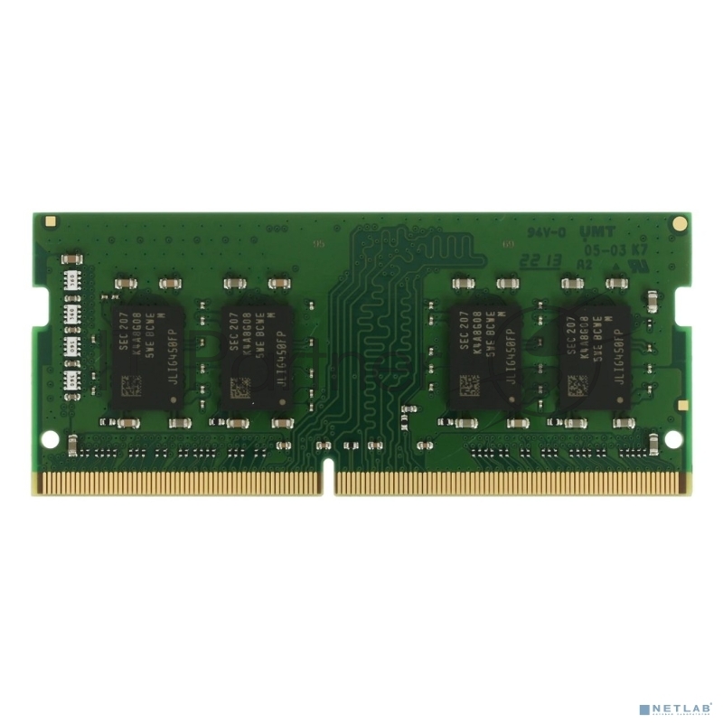 Память оперативная Kingston 8GB 3200MHz DDR4 SODIMM Non-ECC CL22 1Rx8 (Select Regions ONLY)