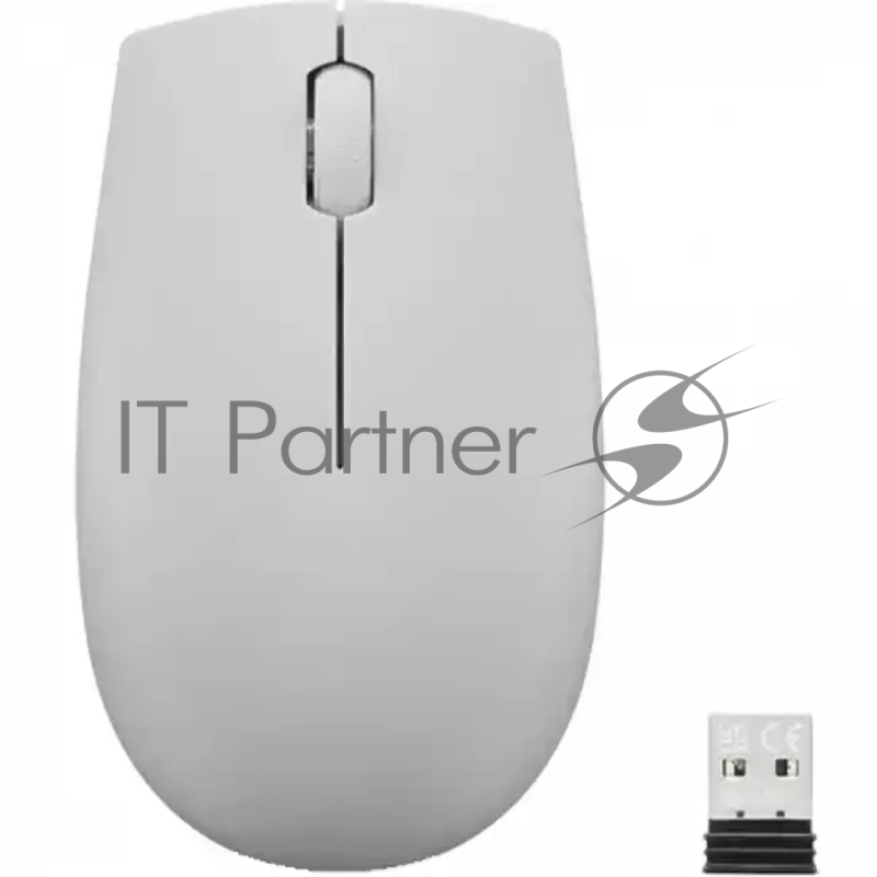 Мышь Lenovo 300 Wireless Compact серый оптическая 1000dpi беспров. (GY51L15678)