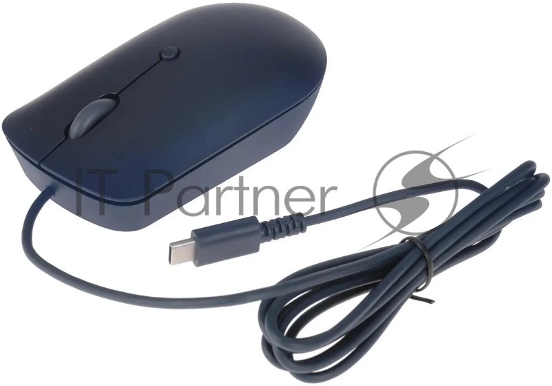 Мышь Lenovo 540 синий оптическая 2400dpi USB2.0 (GY51D20878)