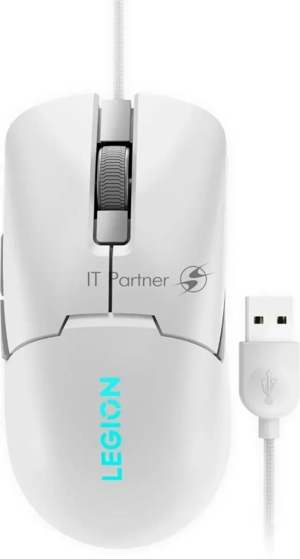 Мышь Lenovo Legion M300s RGB Gaming белый оптическая 8000dpi USB2.0 (GY51H47351)