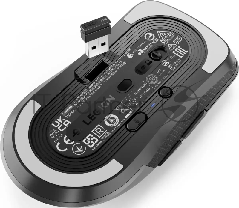 Мышь Lenovo Legion M600s Qi Wireless Gaming темно-серый оптическая 19000dpi беспров. BT/Radio USB (GY51H47355)