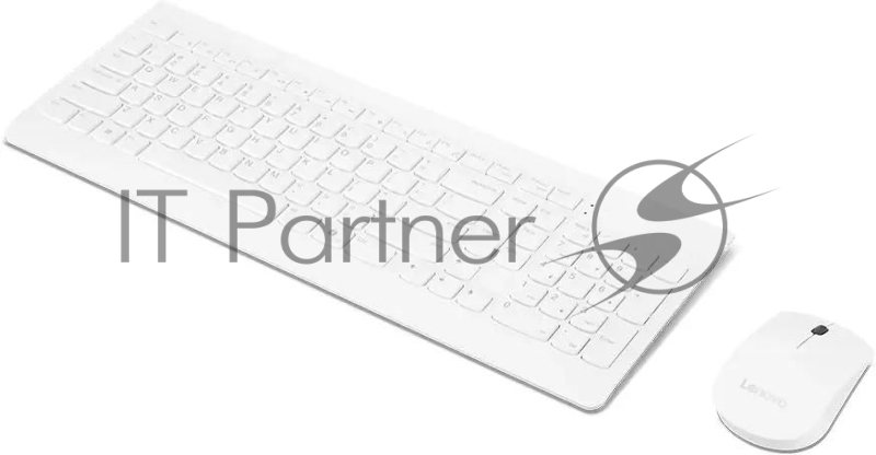 Клавиатура + мышь Lenovo 510 клав:белый мышь:белый USB беспроводная BT (GX31F38001)