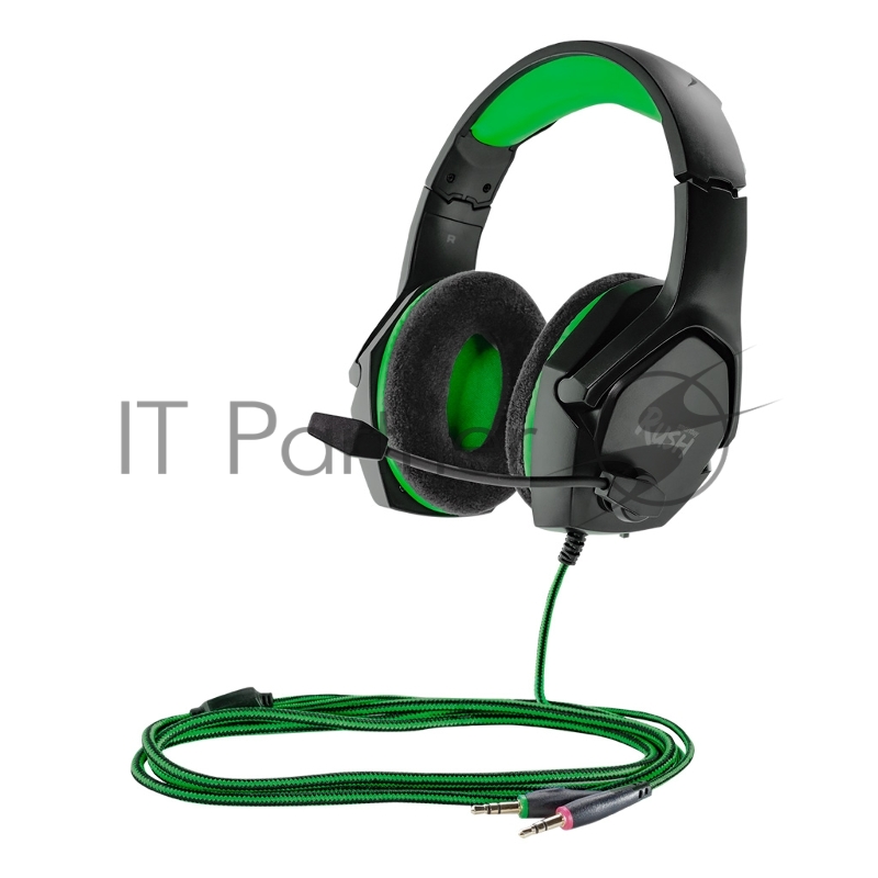 Игровая гарнитура SMARTBUY (SBHG-9760) RUSH ASPID черн/зеленый