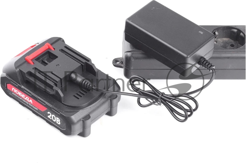 Дрель-шуруповерт аккумуляторная ПОБЕДА ДА-20/2 Ли-М, 20В, 2,0Ач, 2 АКБ, 38Нм, кейс, комплект сверл и бит