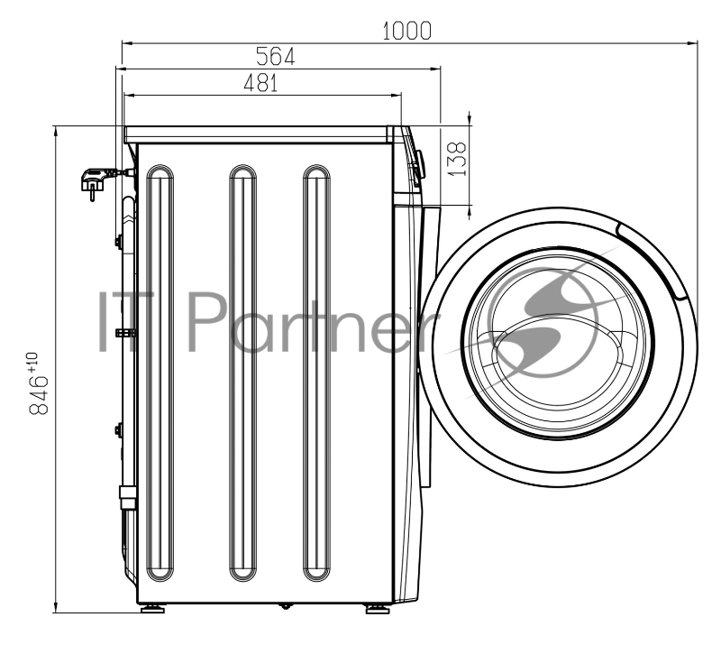 Стиральная машина Атлант СМА 80С1214-CA-02 белая, загрузка фронтальная 8кг, 1200 об/мин., класс: A