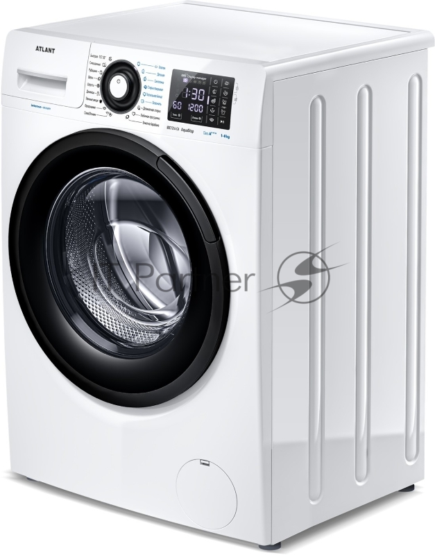 Стиральная машина Атлант СМА 80С1214-CA-02 белая, загрузка фронтальная 8кг, 1200 об/мин., класс: A