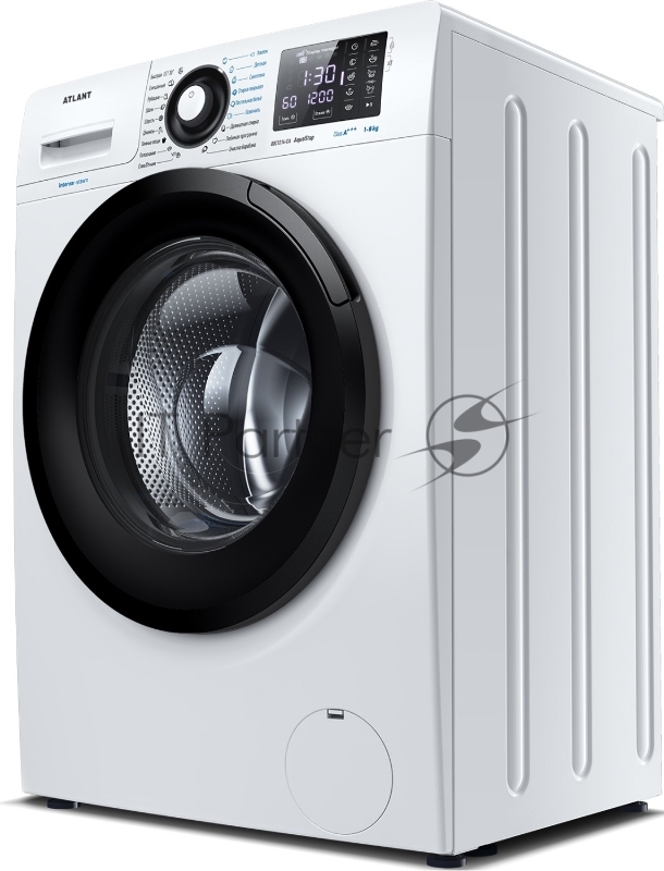 Стиральная машина Атлант СМА 80С1214-CA-02 белая, загрузка фронтальная 8кг, 1200 об/мин., класс: A