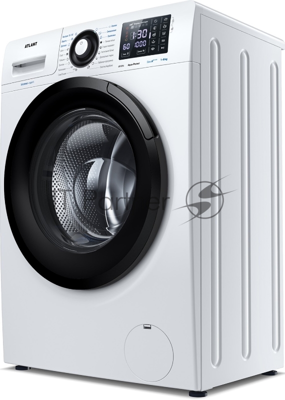 Стиральная машина Атлант СМА 60У1014-02 белая, загрузка фронтальная 6кг, 1000 об/мин., класс: A