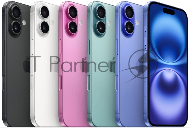 Смартфон Apple iPhone 16 A3287, 8/128Gb, бирюзовый