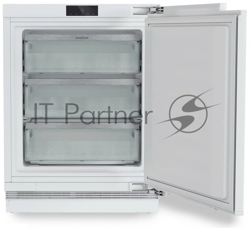 Встраиваемая морозильная камера Liebherr Pure, высота 82-88 см, door-on-door, SmartFrost, сенсорная электроника за дверью.