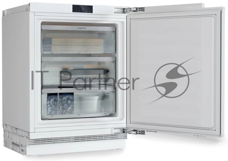 Встраиваемая морозильная камера Liebherr Pure, высота 82-88 см, door-on-door, SmartFrost, сенсорная электроника за дверью.