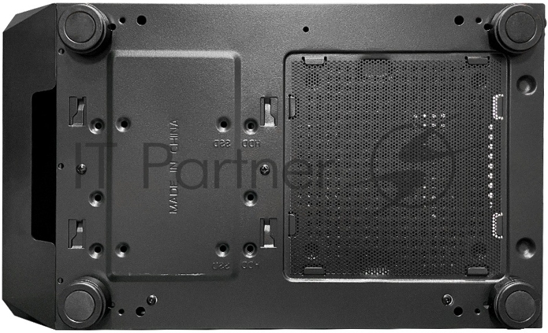 XASTRA Корпус A303M 3ARGB Black mATX/Mesh/ tempered glass / 2x140mm + 1x120mm ARGB PWM fans/ Door/ A303M-2FC14A-1FC12A-D