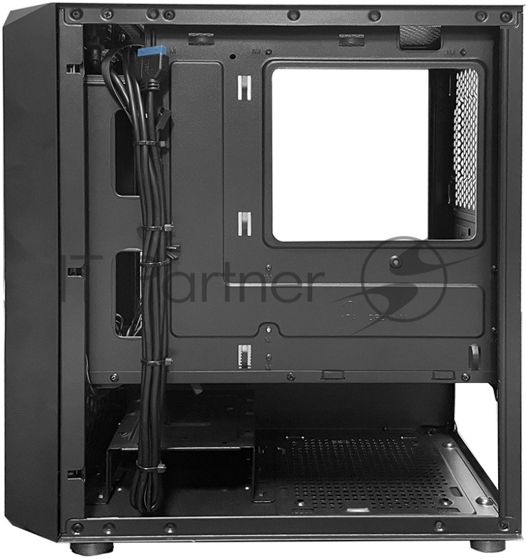 XASTRA Корпус A303M 3ARGB Black mATX/Mesh/ tempered glass / 2x140mm + 1x120mm ARGB PWM fans/ Door/ A303M-2FC14A-1FC12A-D