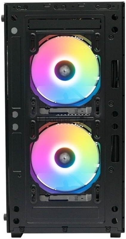XASTRA Корпус A306M 3FRGB Black mATX/Mesh/ tempered glass / 3x 120mm FC120 FRGB fans/ A306M-3FC12F