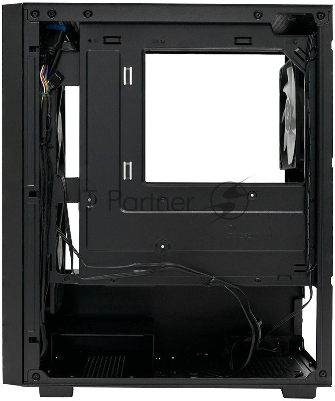 XASTRA Корпус A306M 3FRGB Black mATX/Mesh/ tempered glass / 3x 120mm FC120 FRGB fans/ A306M-3FC12F