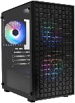 XASTRA Корпус A306M 3FRGB Black mATX/Mesh/ tempered glass / 3x 120mm FC120 FRGB fans/ A306M-3FC12F