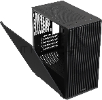 XASTRA Корпус A307M 2BK SI Black mATX/Mesh/Metal left panel / 2x120mm PWM FC black fans/ A307M-2FC12BK-SI
