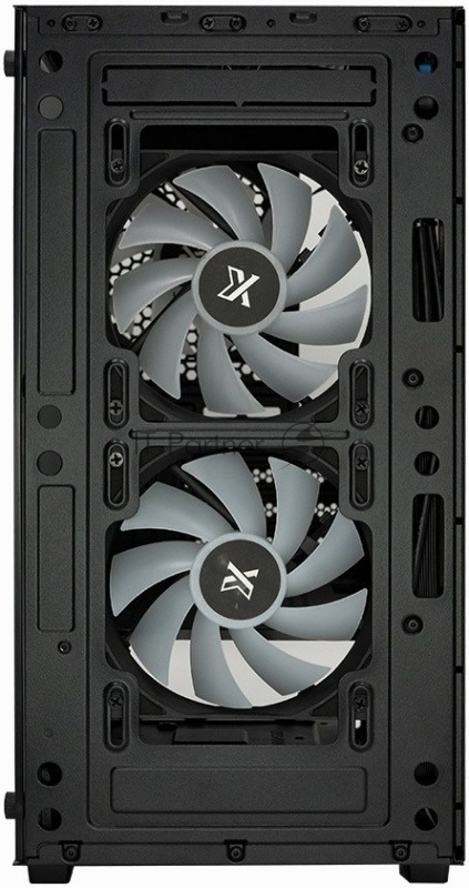 XASTRA Корпус A307M 3FRGB Black mATX/Mesh/ tempered glass / 3x 120mm FC120 FRGB fans/ A307M-3FC12BK
