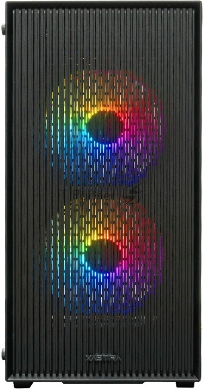 XASTRA Корпус A307M 3FRGB Black mATX/Mesh/ tempered glass / 3x 120mm FC120 FRGB fans/ A307M-3FC12BK