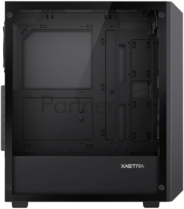 XASTRA Корпус A406 4ARGB Black ATX/Mesh/ tempered glass / 4x120mm ARGB PWM fans/ A406-4FC12A