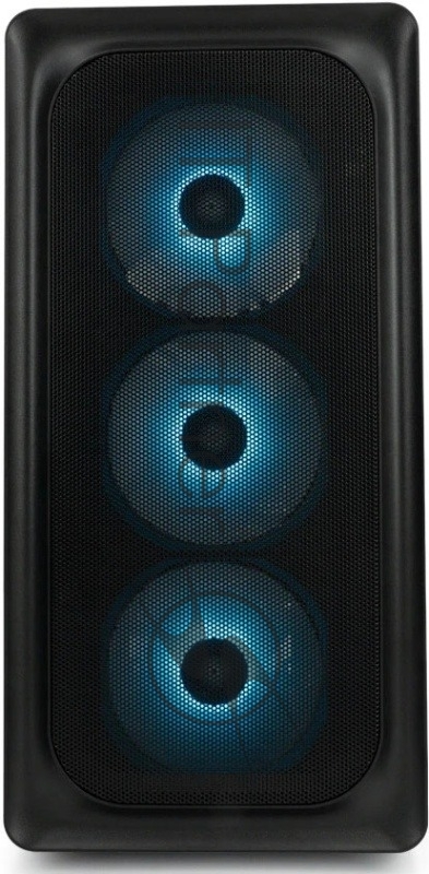 XASTRA Корпус A407 4ARGB Black ATX/Mesh/ tempered glass / 4x120mm ARGB PWM fans/ A407-4FC12A