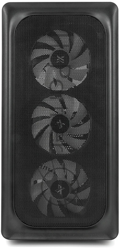 XASTRA Корпус A407 4ARGB Black ATX/Mesh/ tempered glass / 4x120mm ARGB PWM fans/ A407-4FC12A