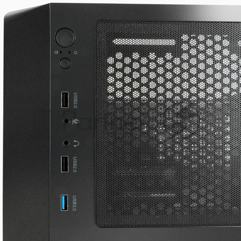 XASTRA Корпус A407 4ARGB Black ATX/Mesh/ tempered glass / 4x120mm ARGB PWM fans/ A407-4FC12A