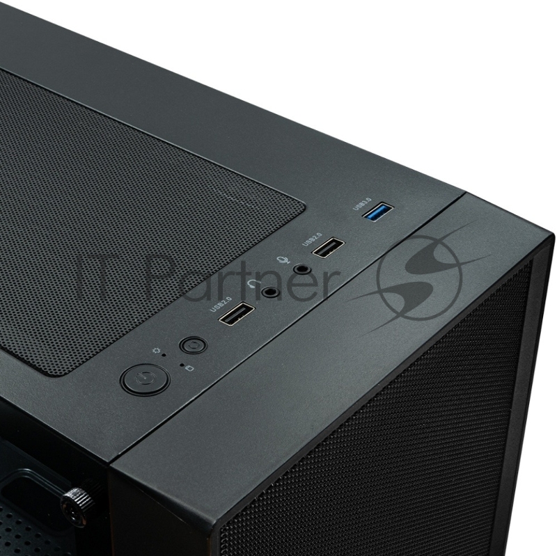 XASTRA Корпус A305M 3FRGB Black mATX/Mesh/ tempered glass / 2x140mm + 1x120mm FRGB fans/ A305M-2FC14F-1FC12F