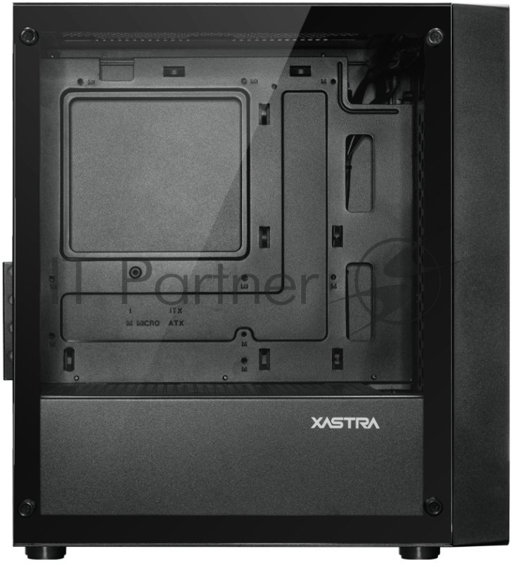 XASTRA Корпус A305M 3FRGB Black mATX/Mesh/ tempered glass / 2x140mm + 1x120mm FRGB fans/ A305M-2FC14F-1FC12F