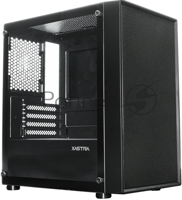 XASTRA Корпус A305M 3FRGB Black mATX/Mesh/ tempered glass / 2x140mm + 1x120mm FRGB fans/ A305M-2FC14F-1FC12F