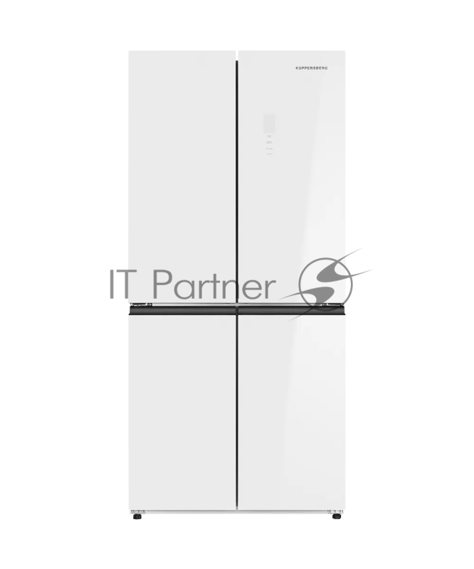 Холодильник KUPPERSBERG NFFD 186 WG, High-Tech, отдельностоящий, Side by Side, объем 568 л, инверторный компрессор, сенсорное управление, No Frost, LED дисплей, LED освещение, супер заморозка, супер охлаждение, зона свежести, энергоэффективность А++,