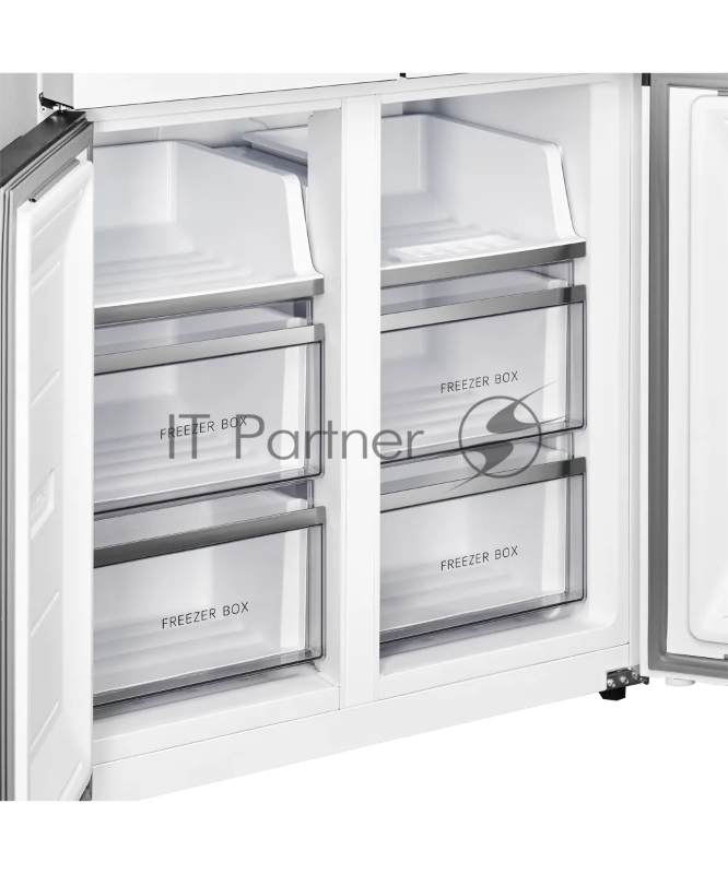Холодильник KUPPERSBERG NFFD 186 WG, High-Tech, отдельностоящий, Side by Side, объем 568 л, инверторный компрессор, сенсорное управление, No Frost, LED дисплей, LED освещение, супер заморозка, супер охлаждение, зона свежести, энергоэффективность А++,