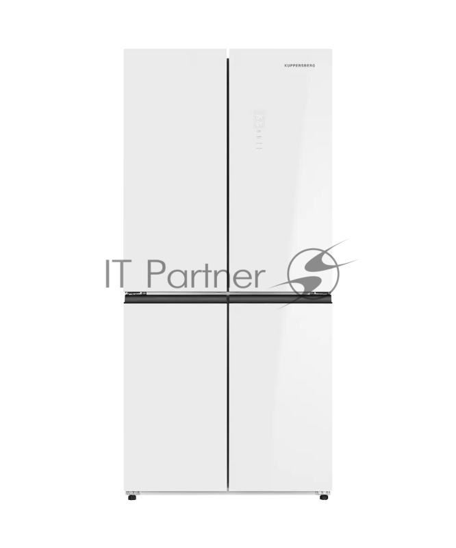 Холодильник KUPPERSBERG NFFD 186 WG, High-Tech, отдельностоящий, Side by Side, объем 568 л, инверторный компрессор, сенсорное управление, No Frost, LED дисплей, LED освещение, супер заморозка, супер охлаждение, зона свежести, энергоэффективность А++,