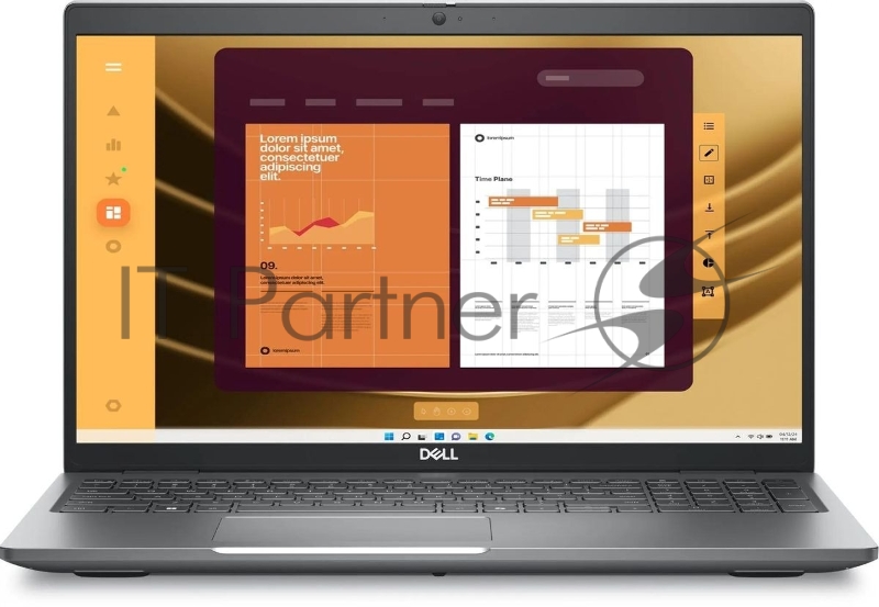 Ноутбук DELL Latitude 5550 Core Ultra 5 125U 15.6 FHD 16GB (2x8GB) DDR5,512GB SSD Intel Graphics,Linux,2y gray,1,6kg KB Eng