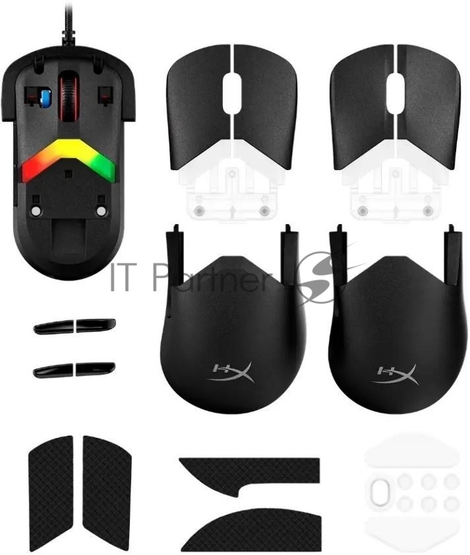 Мышь HyperX Pulsefire Saga черный оптическая 26000dpi USB 6but (A2PB3AA)