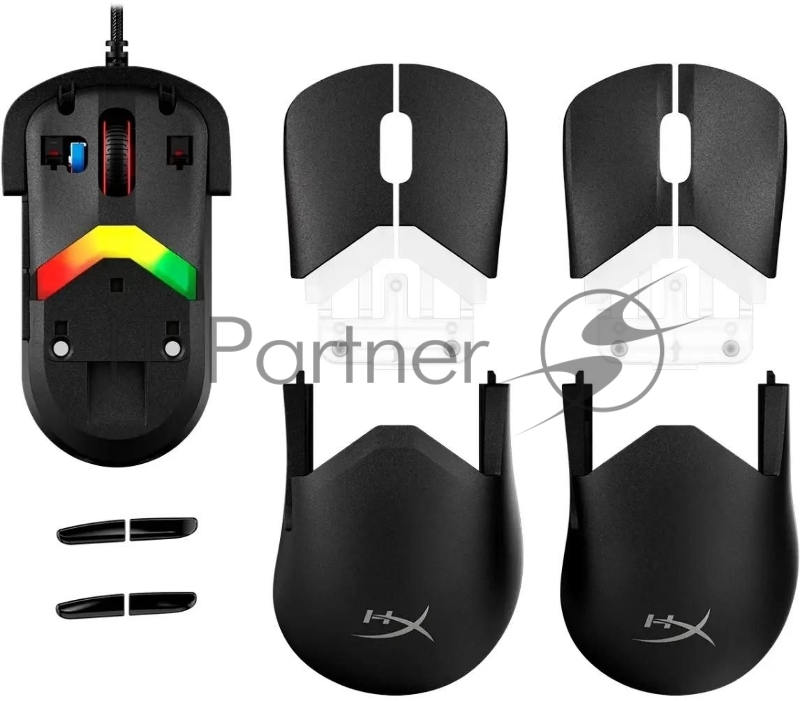 Мышь HyperX Pulsefire Saga черный оптическая 26000dpi USB 6but (A2PB3AA)